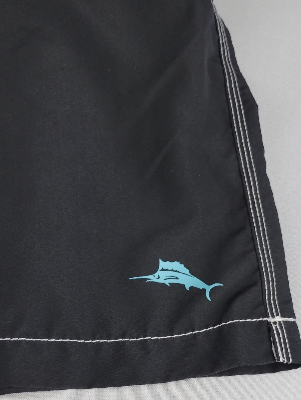Tommy Bahama Men's Black Swim Trunks.